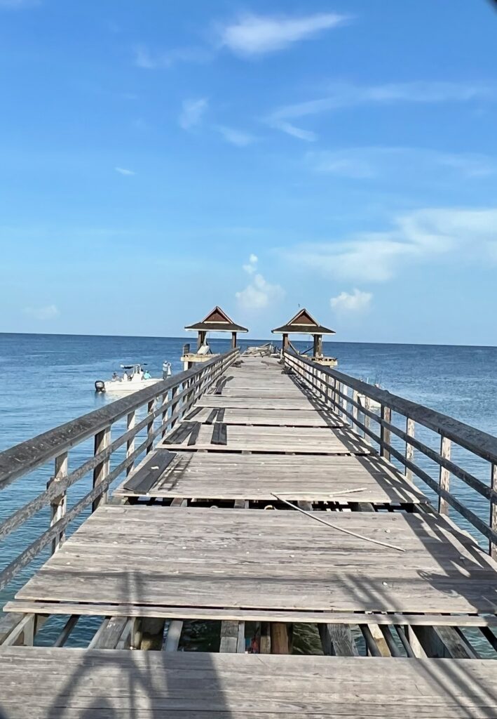 Naples Pier remains damaged in July 2024.